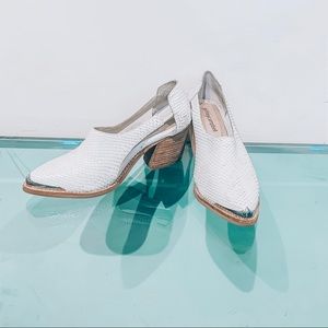 Jeffrey Campbell Snakeskin Hewitt Ankle Booties